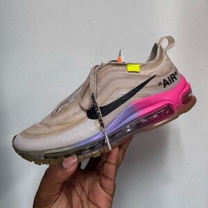 Nike Air Max 97 Off White Elemental rose Serena Queen 2018 Wms‎ size 7.5